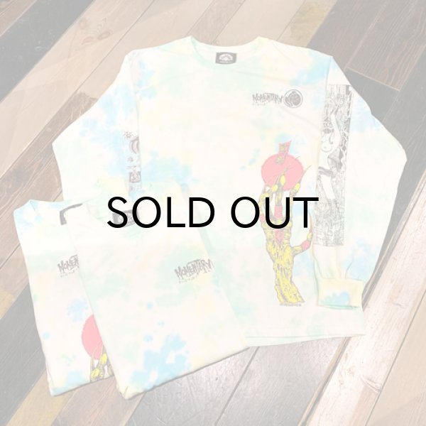 画像1: {Momentary Psycho Art} TIEDYE L/S T-SHRITS(C) (1)