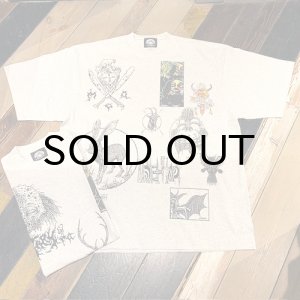 画像: {Momentary Psycho Art} MULTI PRINT T-SHIRTS / ASHGREY(C)