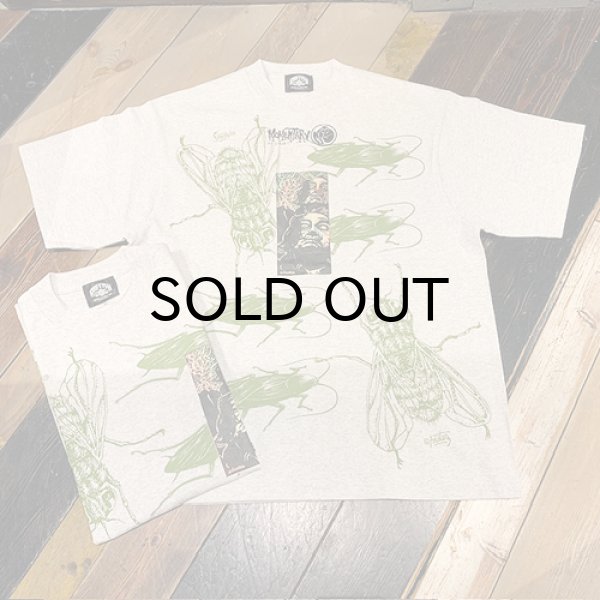画像1: {Momentary Psycho Art} MULTI PRINT T-SHIRTS / ASHGREY(A) (1)