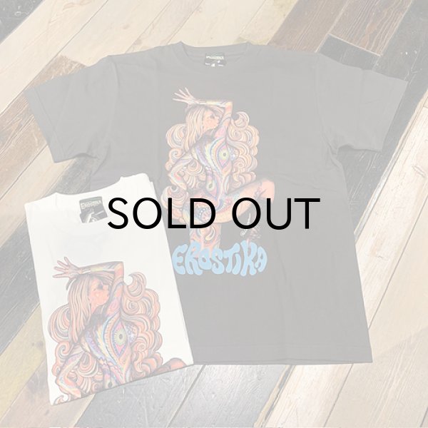 画像1: {EROSTIKA} “PSYCHEDELIC GIRL” T-SHIRT (1)