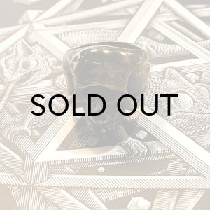 画像: {HANG} “Cyclops Skull Ring" 【Brass Version】