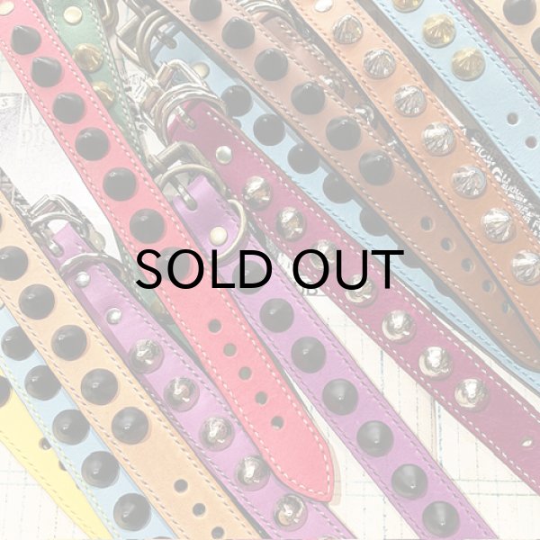 画像1: {Quzuri} STUDS WLISTBAND(PINK) (1)
