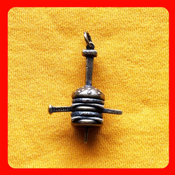 画像1: ※受注商品※  {HANG} JESUS HAMBURRGER pendant head (1)