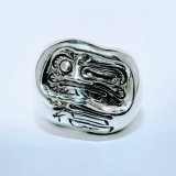 画像: ※受注商品※ {GRYPHON × 伊藤慧} Distorted Daruma ring / SILVER925