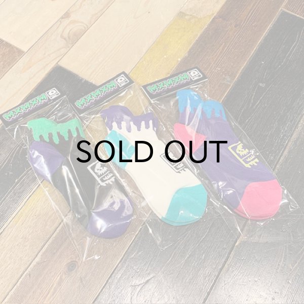 画像1: {MAGICAL MOSH MISFITS} どろどろ短かソックス (1)