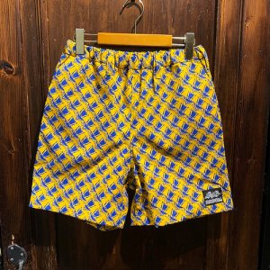 画像: ※受注商品※ {NO MAD NUMSKULL} ORIGINAL PATTERN SHORT PANTS / "UFO" / YELLOW