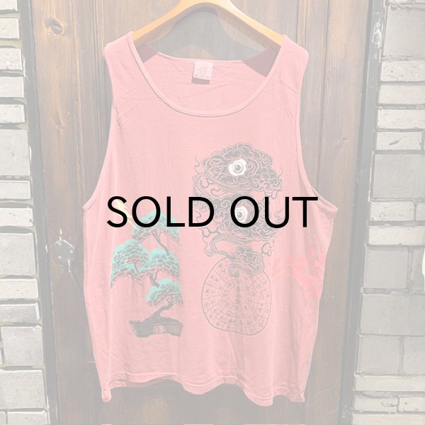 画像1: {奇なり} TANKTOP (RED/XXL) (1)