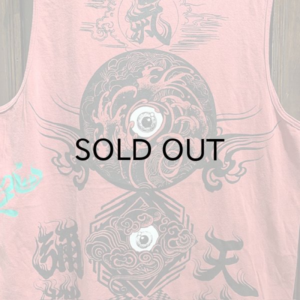 画像4: {奇なり} TANKTOP (RED/L) (4)