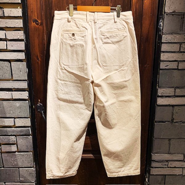 画像2: {NORTH NO NAME} TWO TUCK TROUSERS (2)