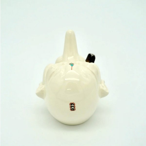 画像3: {九九谷} 天狗 香木スタンド置物 (3)