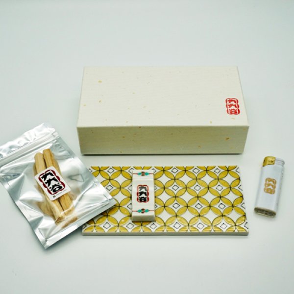 画像3: {九九谷} 九谷紋様 香木スタンド (3)