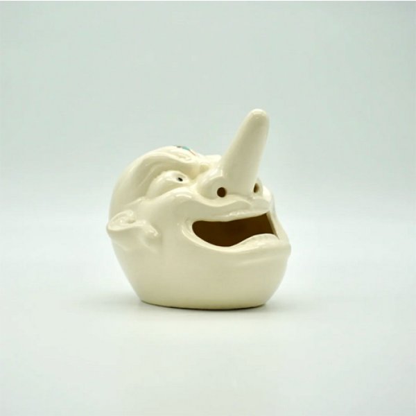 画像4: {九九谷} 天狗 香木スタンド置物 (4)