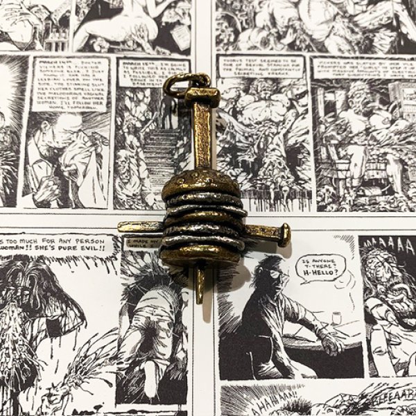 画像1: {HANG} JESUS HAMBURRGER pendant head (1)