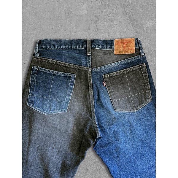 画像5:  {HANG} B.S.H.C.I. PRISON CRAZY DENIM PANTS “BSHCI" (5)