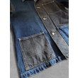 画像6: 【HANG】B.S.H.C.I. PRISON CRAZY DENIM JACKET "BSHCI" (6)