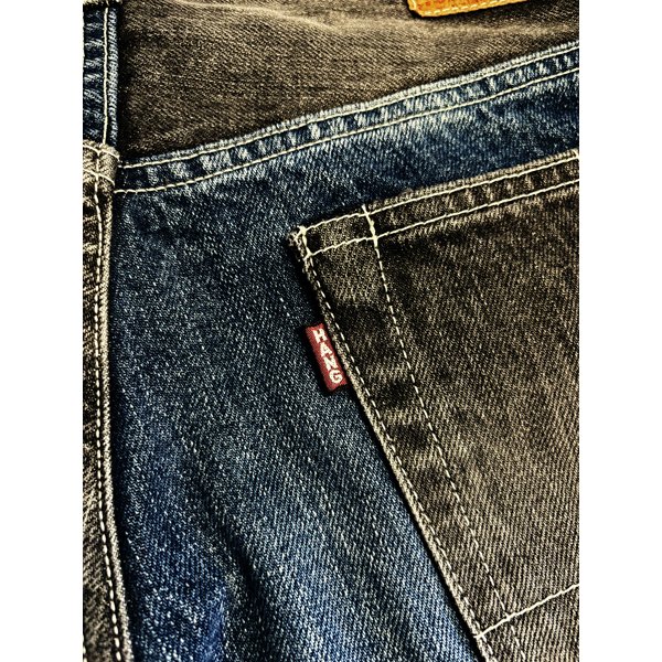 画像7:  {HANG} B.S.H.C.I. PRISON CRAZY DENIM PANTS “BSHCI" (7)