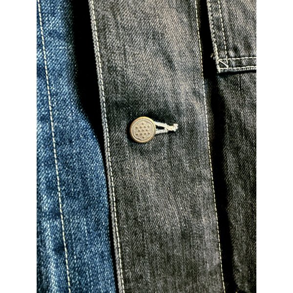 画像8: 【HANG】B.S.H.C.I. PRISON CRAZY DENIM JACKET "BSHCI" (8)