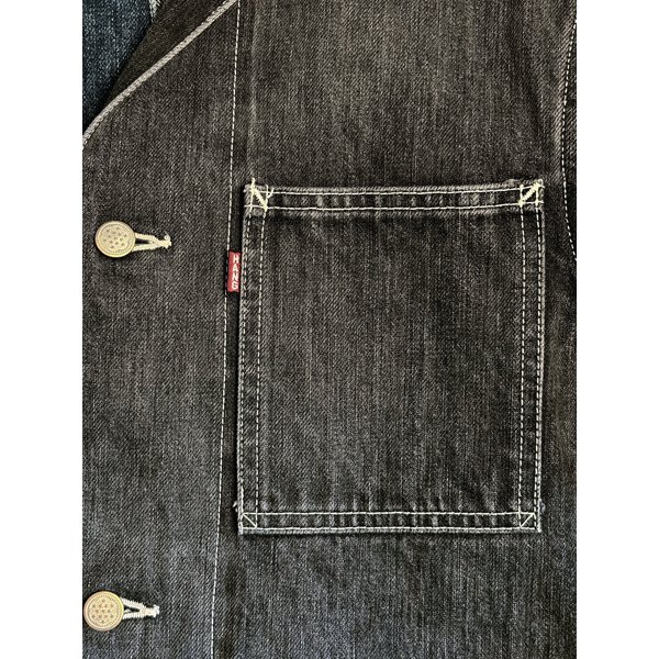 画像5: 【HANG】B.S.H.C.I. PRISON CRAZY DENIM JACKET "BSHCI" (5)
