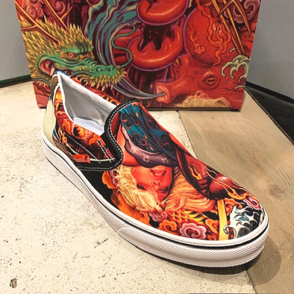 画像6: {EROSTIKA} "Fujin Raijin" Slip-on (6)