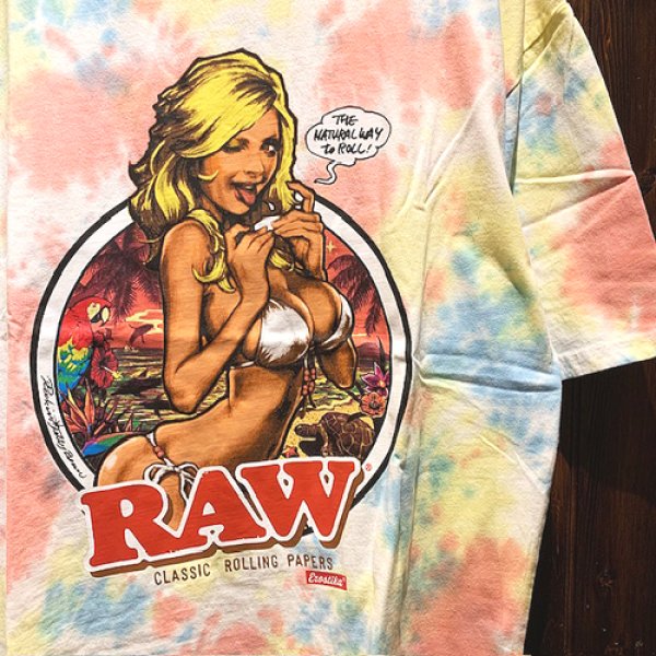 画像2: {EROSTIKA} "RAW GIRL" Tie Dye T-Shirt (2)