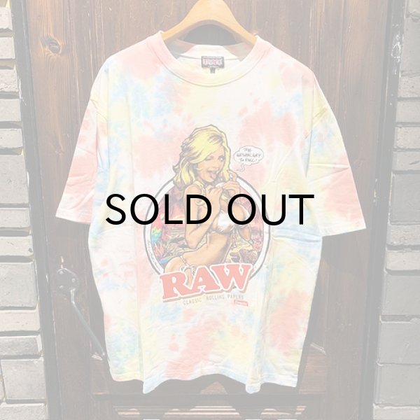 画像1: {EROSTIKA} "RAW GIRL" Tie Dye T-Shirt (1)