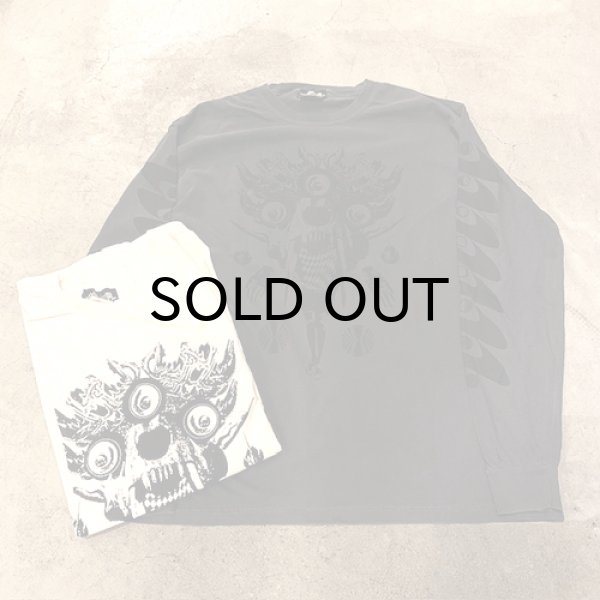 画像1: {NO MAD NUMSKULL} "MEMORIES" L/S T-SHIRTS (MONOKURO) (1)