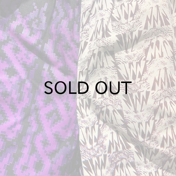 画像2: {NO MAD NUMSKULL} ORIGINAL PATTERN SHORT PANTS / "CRAZY PURPLE"  (2)