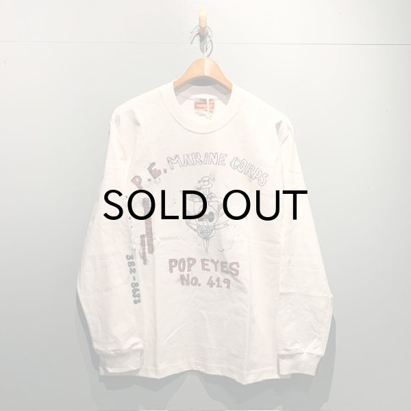 画像1: {POP EYES} PRISON ART "P.E. MARINES" TEE LS (1)