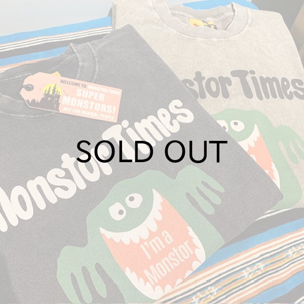画像1: {MONSTOR TIMES} "I'M A MONSTOR" T-SHIRTS LS (1)