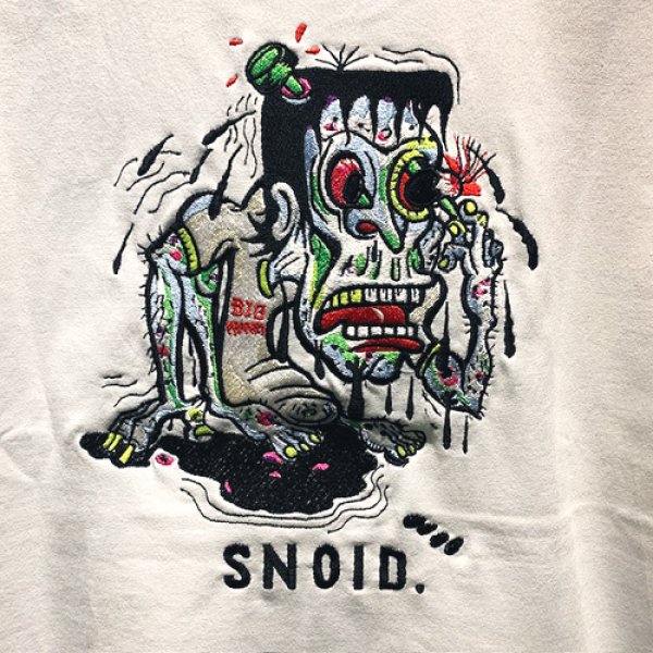 画像4: {SNOID} "BIG FLANKY" Embroidery T-SHIRTS (4)