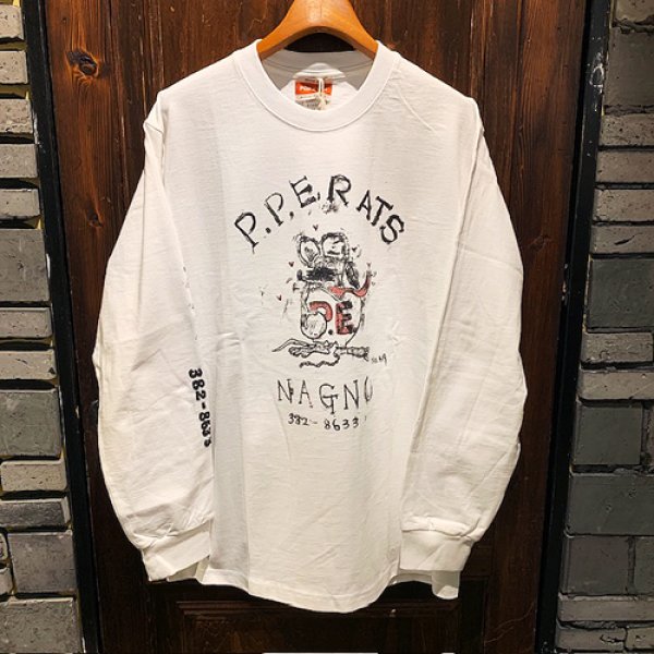 画像1: {POP EYES} PRISON ART "P.P.E RATS" TEE LS (1)