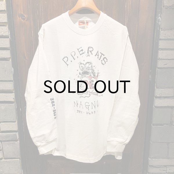 画像1: {POP EYES} PRISON ART "P.P.E RATS" TEE LS (1)