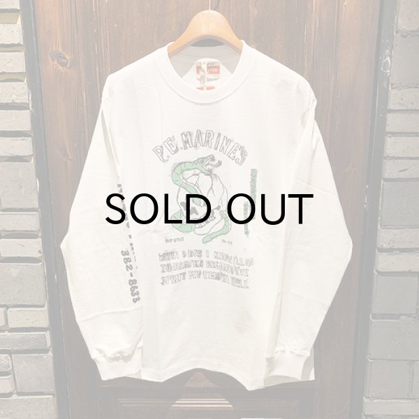 画像1: {POP EYES} PRISON ART "P.E. MARINES" TEE LS (1)