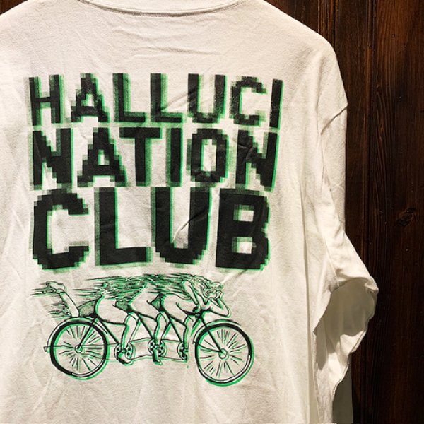 画像4: {TENKI} "HALLUCINATION CLUB" L/S T-SHIRTS (WHITE) (4)