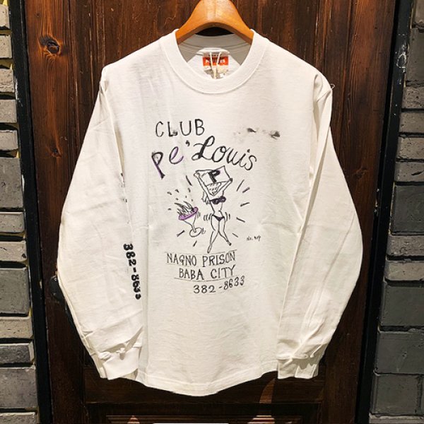 画像1: {POP EYES} PRISON ART "PE'LOUIS" TEE LS (1)