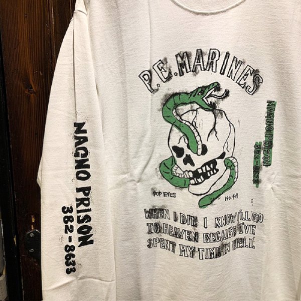 画像2: {POP EYES} PRISON ART "P.E. MARINES" TEE LS (2)