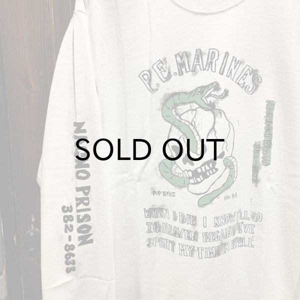 画像2: {POP EYES} PRISON ART "P.E. MARINES" TEE LS (2)
