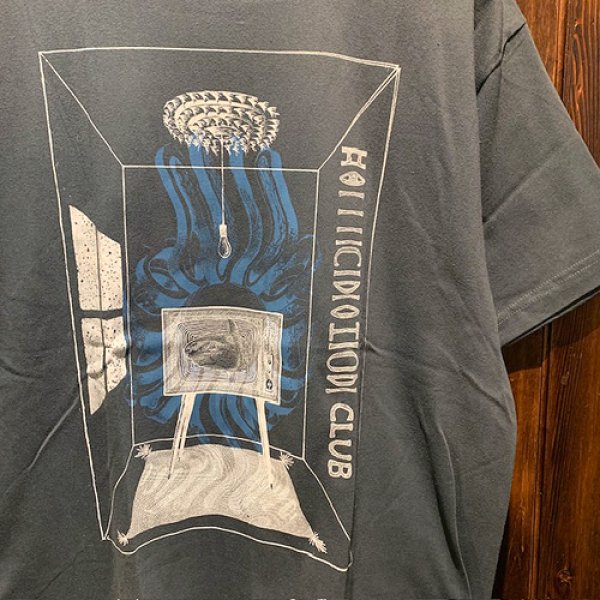 画像2: {Satoshi Ito} "HALLUCINATION CLUB" S/S T-SHIRTS (SUMI) (2)