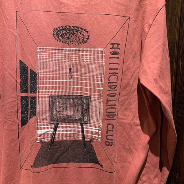 画像3: {Satoshi Ito} "HALLUCINATION CLUB" L/S T-SHIRTS (RED) (3)