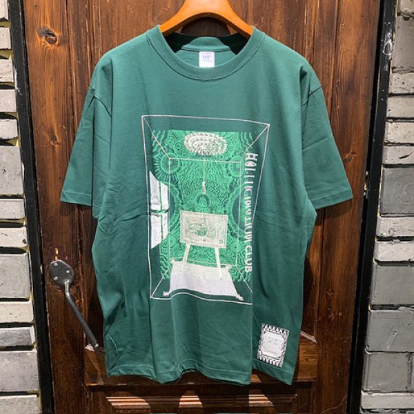 画像1: {Satoshi Ito} "HALLUCINATION CLUB" S/S T-SHIRTS (GREEN) (1)