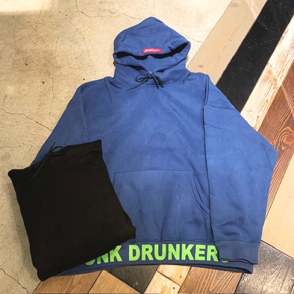 画像1: {PUNK DRUNKERS} あいつキルティングパーカ (1)