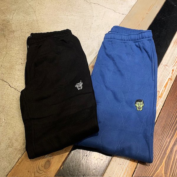 画像1: {PUNK DRUNKERS} あいつキルティングスウェットパンツ (1)