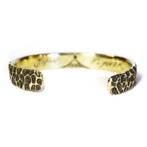 画像3: {FLYOVER} Penetration Bangle ＜Brass＞ (3)