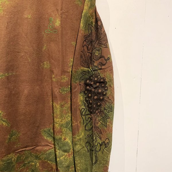 画像2: {FLYOVER} "ぶどう藍染" L/S T-SHIRTS (2)