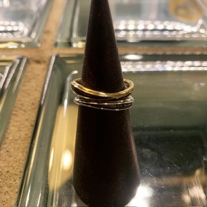 画像: {FLYOVER} 細目 Free size ring