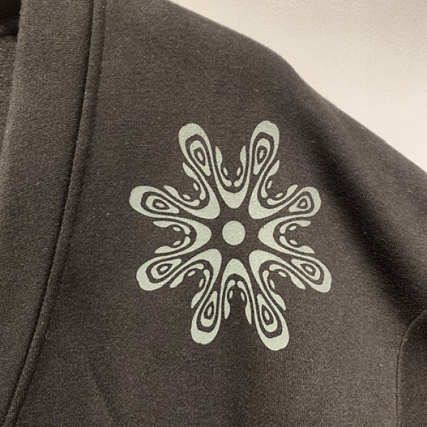 画像3: {FLYOVER} SWEAT CARDIGAN(BLACK) (3)