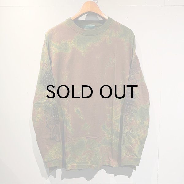 画像1: {FLYOVER} "ぶどう藍染" L/S T-SHIRTS (1)