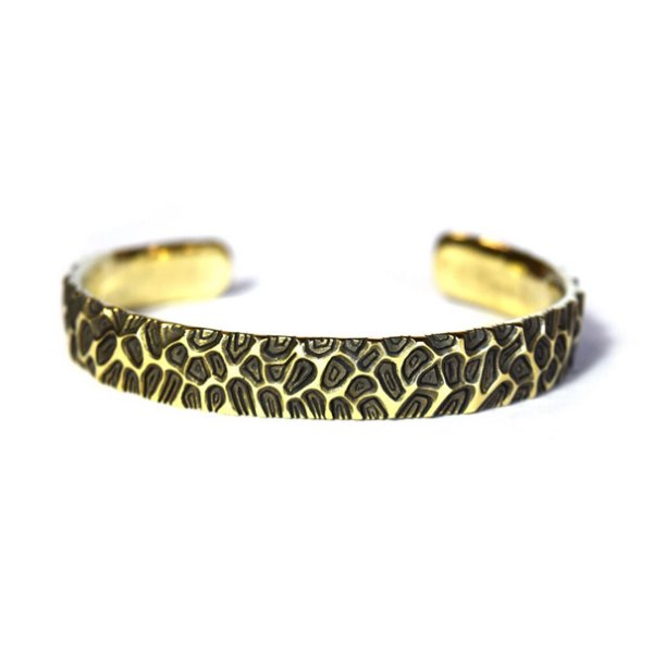 画像2: {FLYOVER} Penetration Bangle ＜Brass＞ (2)