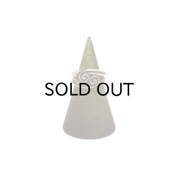 画像6: {FLYOVER} Creation W-Ring Free size ring (6)