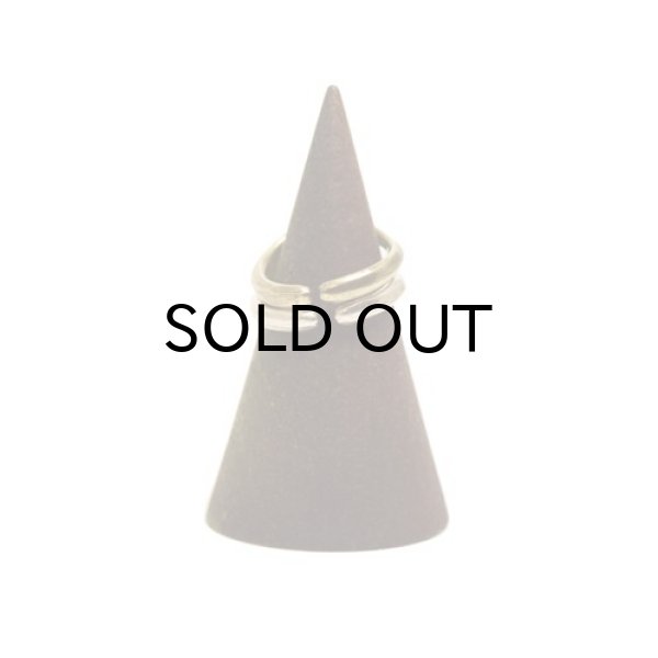 画像8: {FLYOVER} Creation W-Ring Free size ring (8)